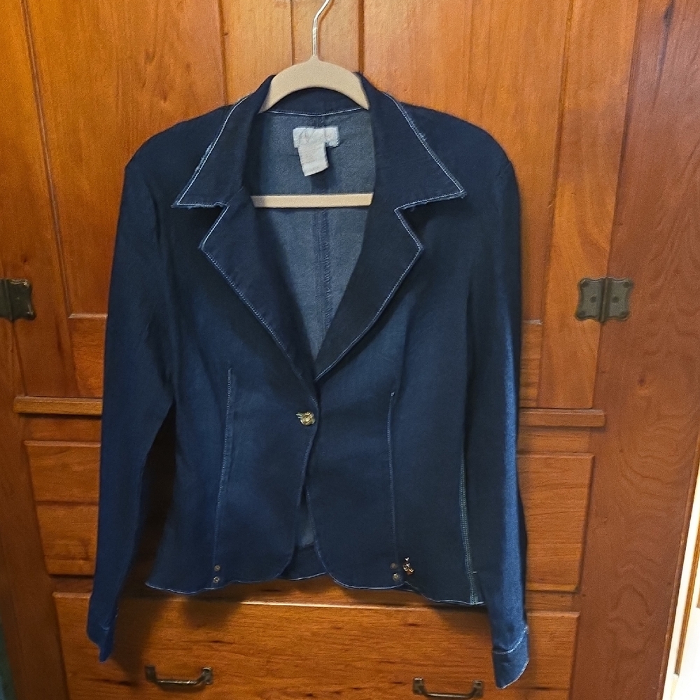 Y2K Baby Phat Vintage Blue Jean Jacket Size L - EUC